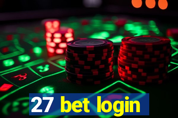 27 bet login