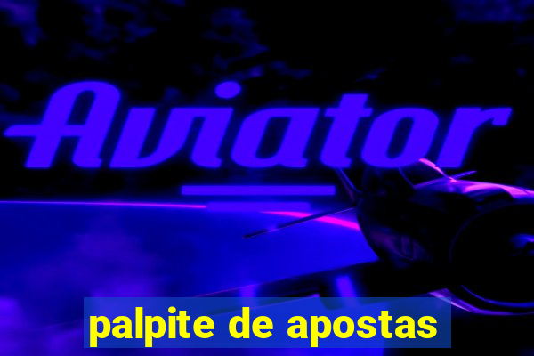 palpite de apostas