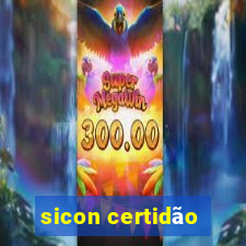 sicon certidão