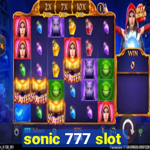 sonic 777 slot