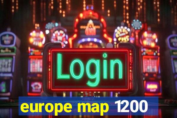 europe map 1200