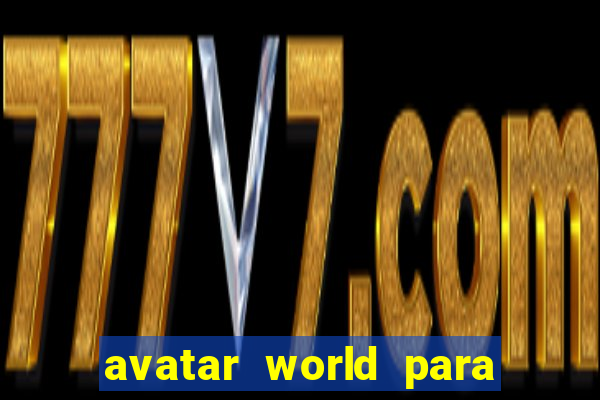 avatar world para imprimir e colorir