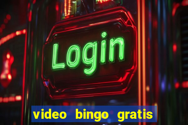 video bingo gratis para brincar