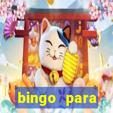 bingo para despedida de solteira para imprimir