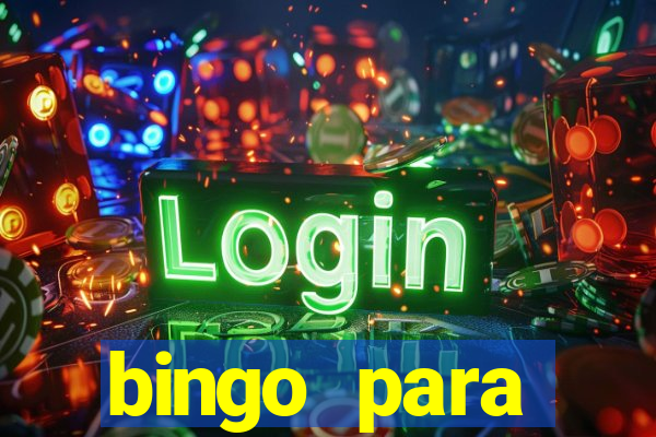 bingo para despedida de solteira para imprimir