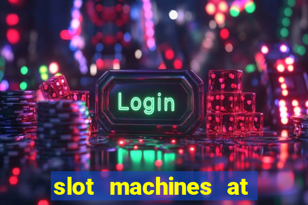 slot machines at mgm springfield