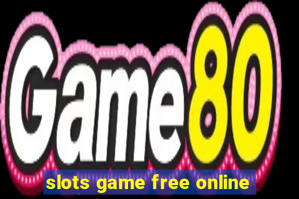 slots game free online