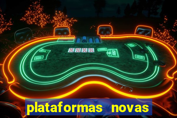 plataformas novas com bonus de cadastro