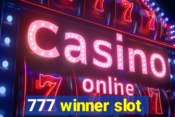 777 winner slot