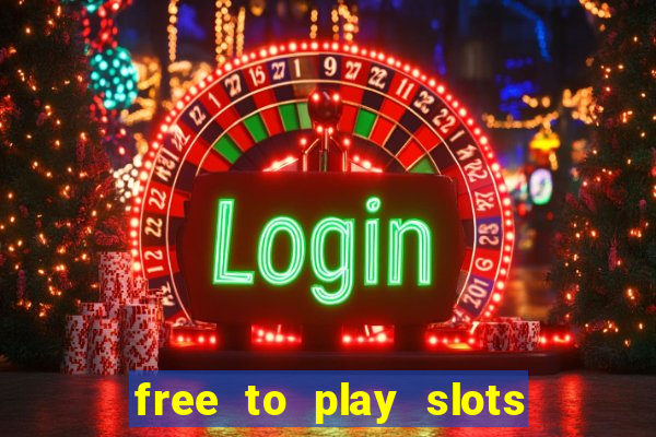 free to play slots online no download