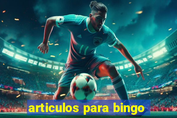 articulos para bingo