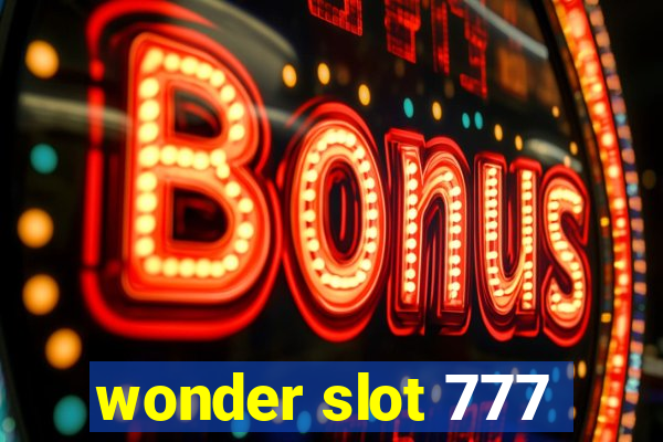 wonder slot 777