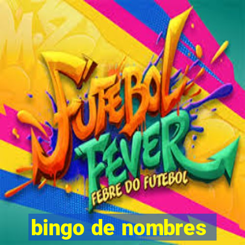 bingo de nombres