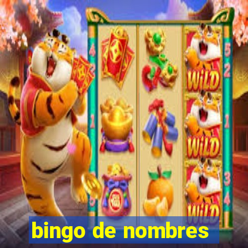 bingo de nombres