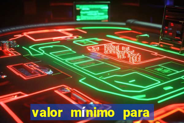 valor mínimo para jogar no tigrinho