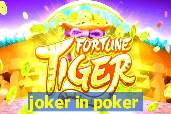 joker in poker