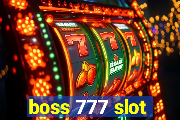 boss 777 slot