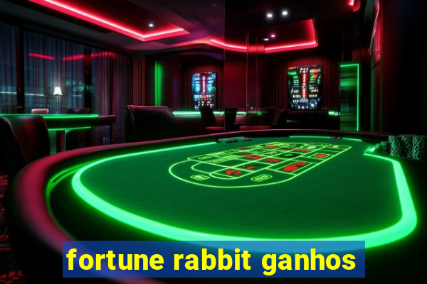 fortune rabbit ganhos