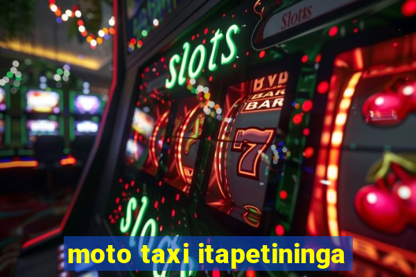 moto taxi itapetininga