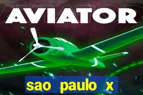 sao paulo x botafogo palpite