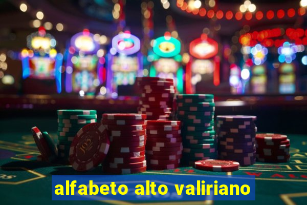 alfabeto alto valiriano