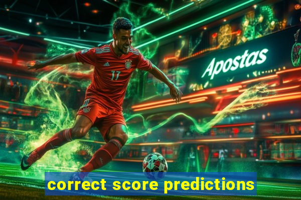 correct score predictions