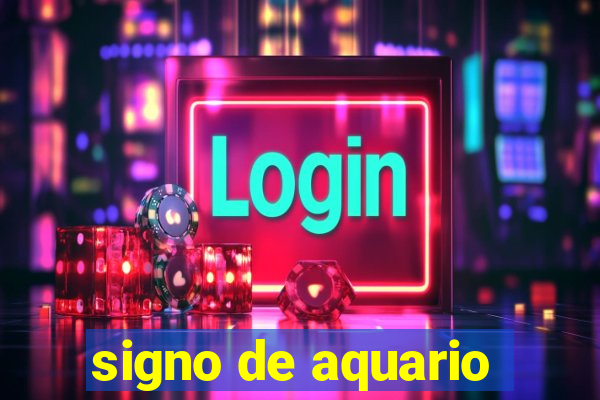 signo de aquario