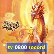 tv 0800 record