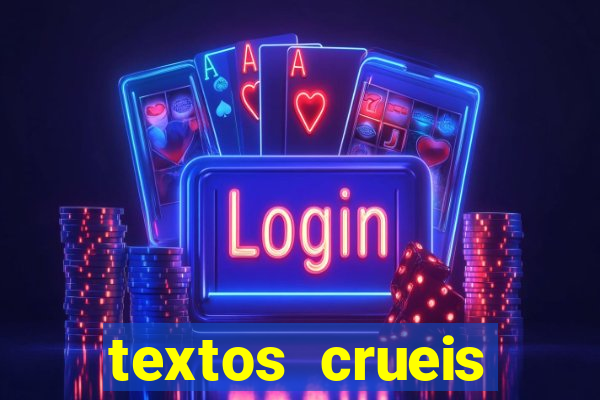 textos crueis demais pdf