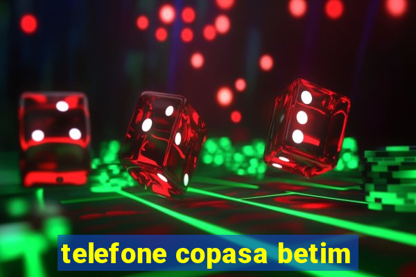 telefone copasa betim