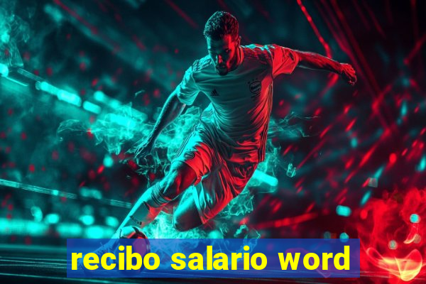 recibo salario word