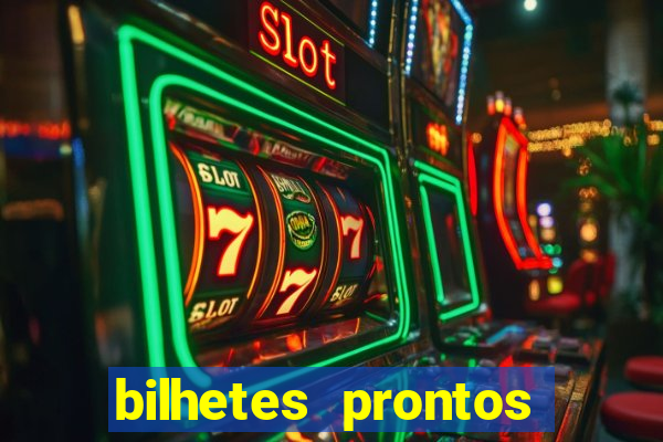 bilhetes prontos futebol para hoje