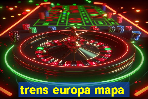 trens europa mapa