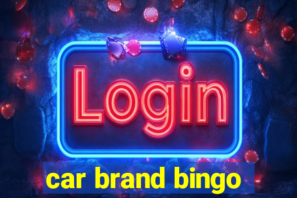 car brand bingo