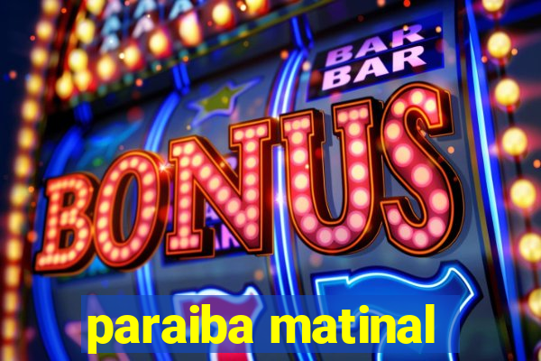 paraiba matinal