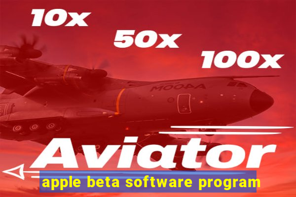 apple beta software program