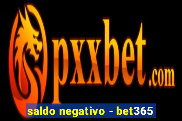 saldo negativo - bet365