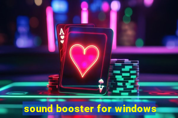 sound booster for windows