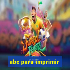 abc para imprimir