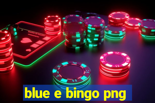 blue e bingo png