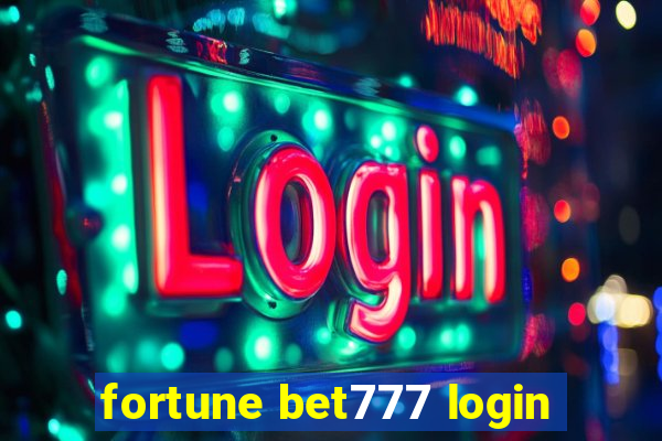 fortune bet777 login