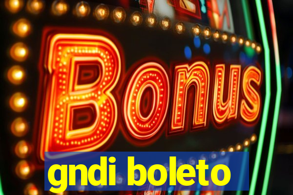 gndi boleto