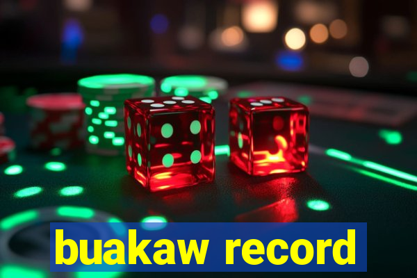 buakaw record