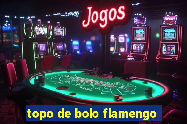 topo de bolo flamengo