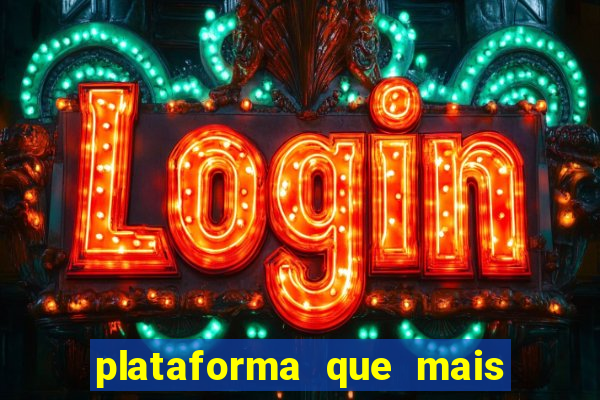 plataforma que mais paga no fortune tiger