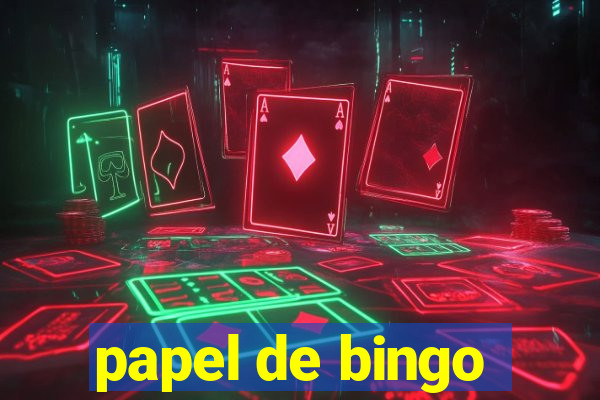 papel de bingo