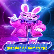 gerador de nomes rpg