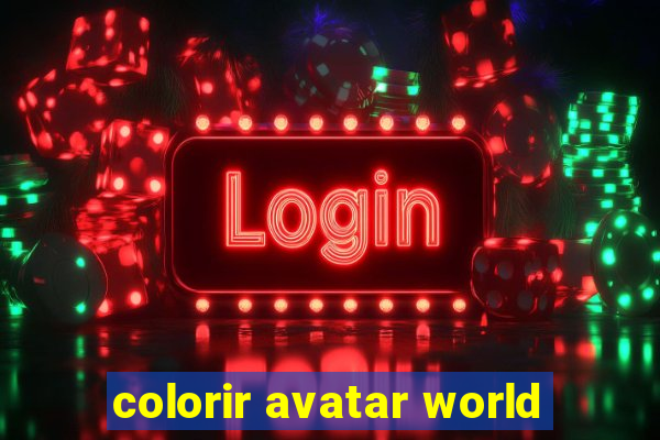 colorir avatar world