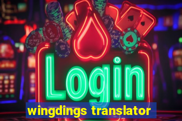 wingdings translator