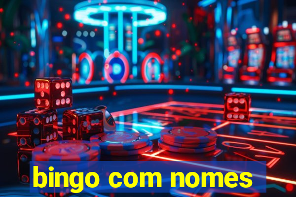 bingo com nomes